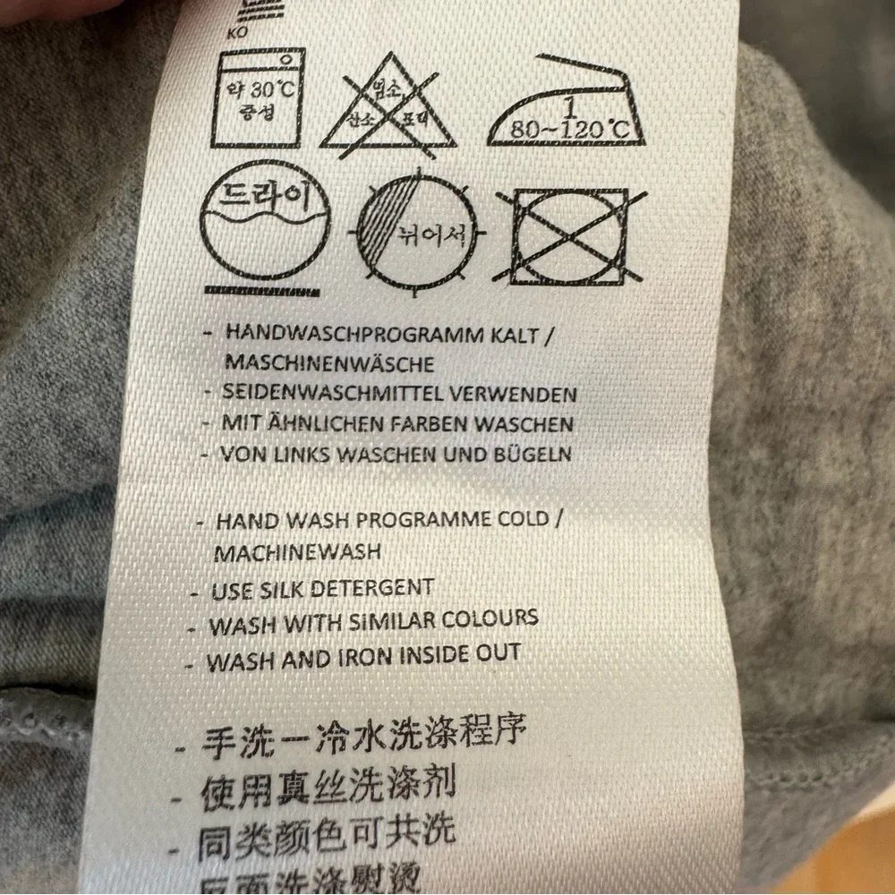 DOROTHEE SCHUMACHER Grey Satin Jersey Sleeveless Top Size 3/Medium - Picture 12 of 14